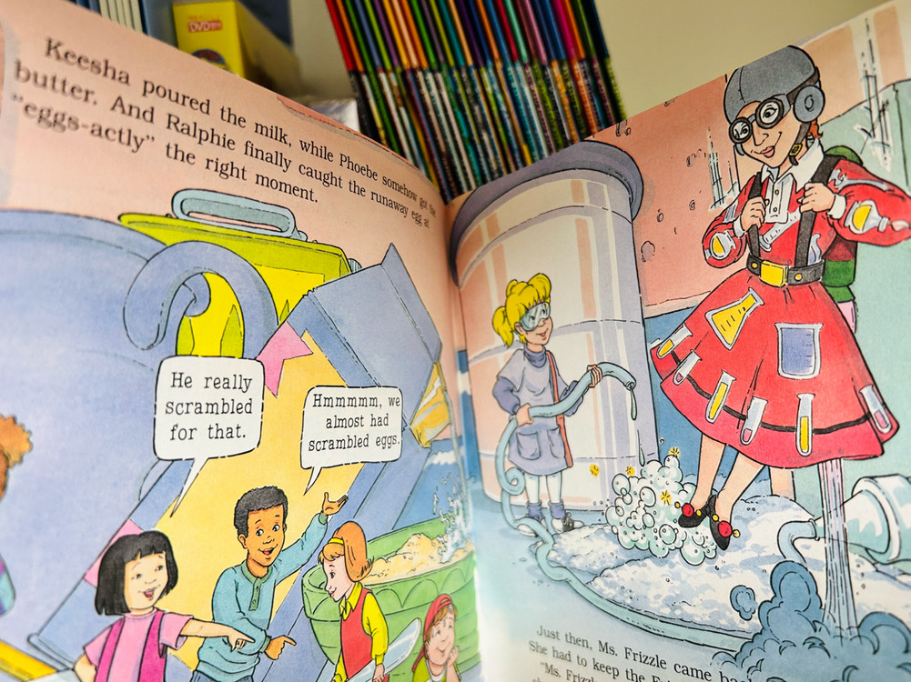 매직스쿨버스 원서. 워크북. dvd. cd. 30권 이미지