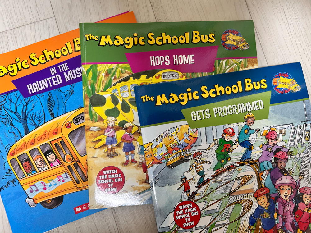 매직스쿨버스 원서. 워크북. dvd. cd. 30권 이미지