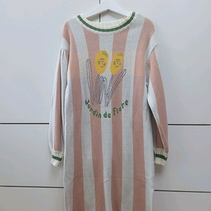 (새상품)비바루비 키즈 스트라이프 롱 원피스 M사이즈(7-9세) 이미지