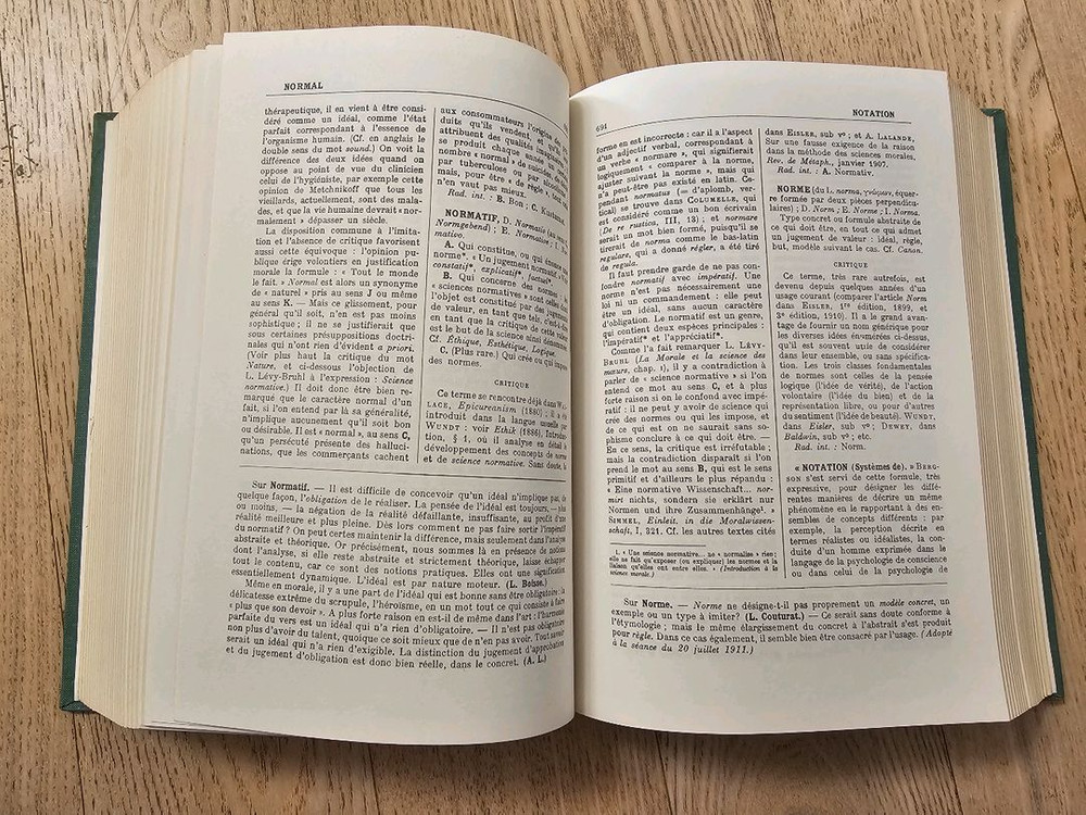 철학사전 프랑스판 원서 이미지