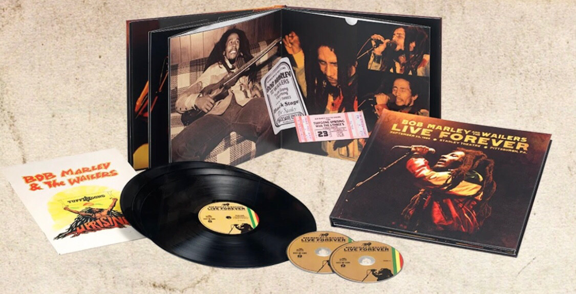 LP : bob marley - live forever 밥 말리 라이브 포에버 3LP & 2CD 세트 음반 이미지