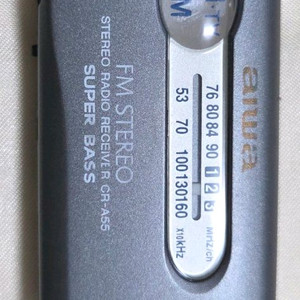 aiwa아이와 광대역 스테레오 고음질포켓라디오.CR-A55 이미지