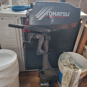 도하츠 3.5마력 선외기(보트 없슴). 민물낚시 이미지