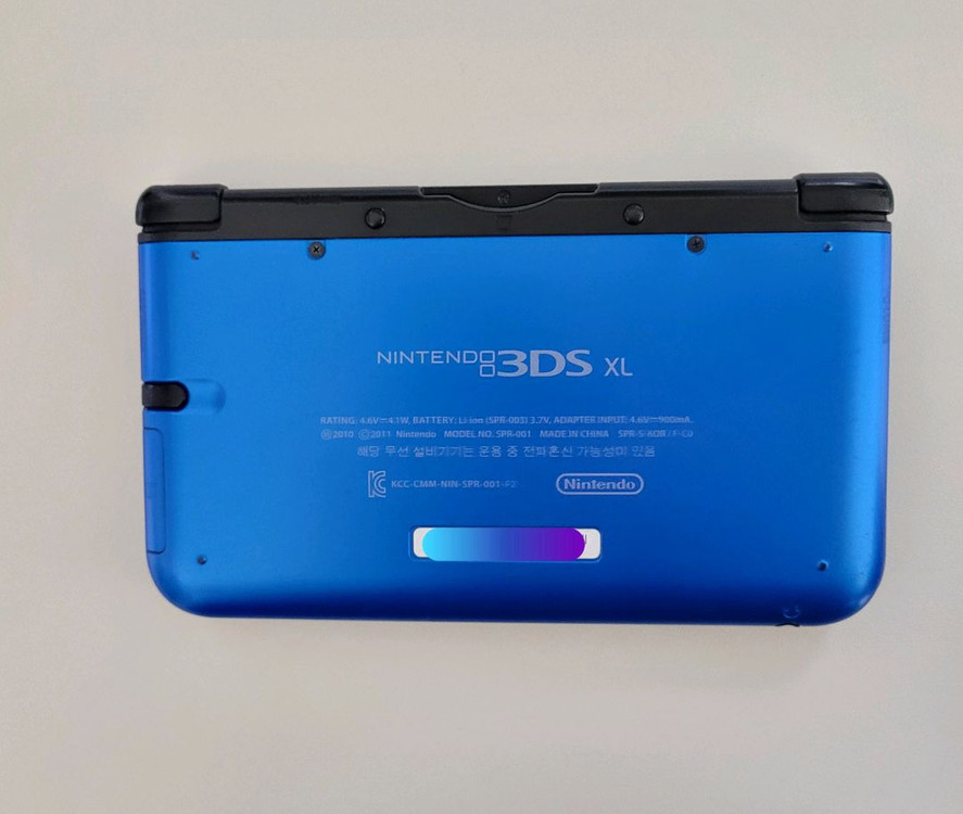 닌텐도 3ds xl 블루 이미지