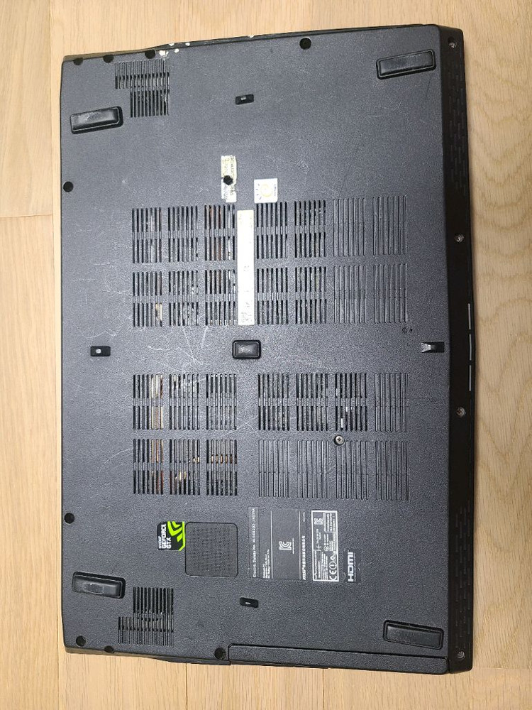 MSI 노트북 i7-7700HQ , GTX 1050Ti , GE62 7RE 이미지