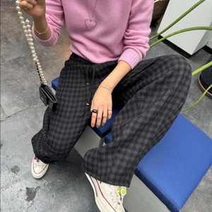 넘버프로젝트 울체크 팬츠 이미지