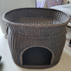 발리등공예 라탄 고양이 숨숨집 이미지