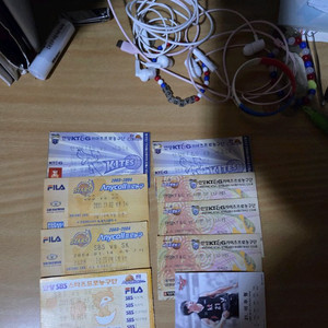 안양정관장 예전경기 지류티켓들(전신팀포함) 이미지