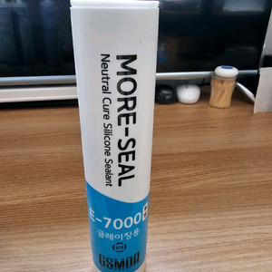 [새제품] 무초산 실리콘 실란트 GSMOA E-7000 투명(샷시/창틀) 이미지