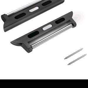 애플워치 메탈 슬라이드 어댑터/// 2셋 22mm 실리콘 밴드 스트랩 이미지