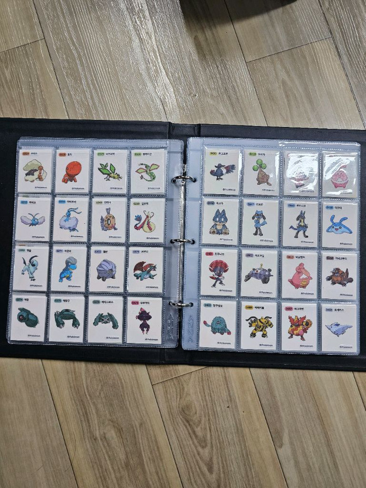 포켓몬띠부씰 시즌1 139종 개봉세트 이미지