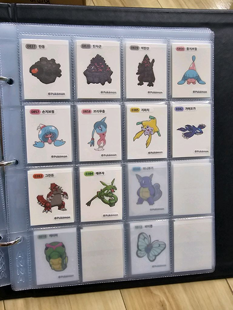 포켓몬띠부씰 시즌1 139종 개봉세트 이미지
