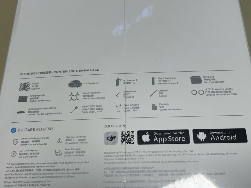 DJI 아바타2 플라이모어 콤보(3배터리) 드론 미개봉 이미지