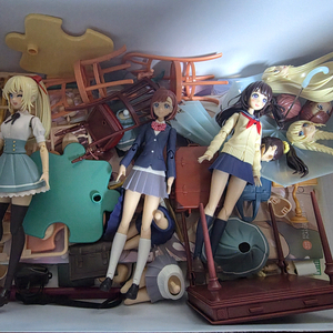 코토부키야 창채소녀정원 가조립 일괄 이미지