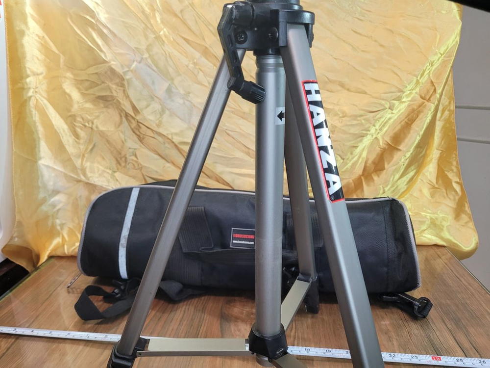 삼각대 한자 2단 트라이포드 119cm 알루미늄 사진 영상 촬영 받침대 이미지
