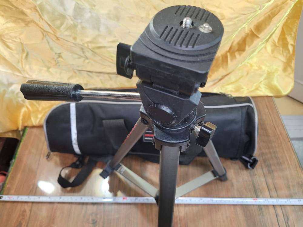 삼각대 한자 2단 트라이포드 119cm 알루미늄 사진 영상 촬영 받침대 이미지