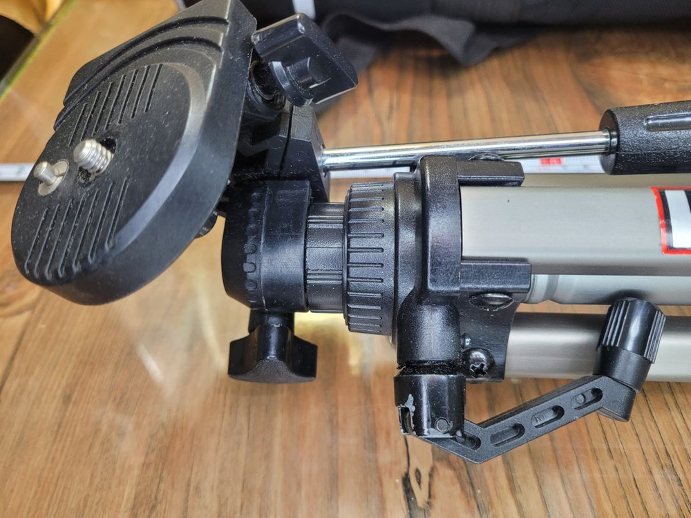 삼각대 한자 2단 트라이포드 119cm 알루미늄 사진 영상 촬영 받침대 이미지