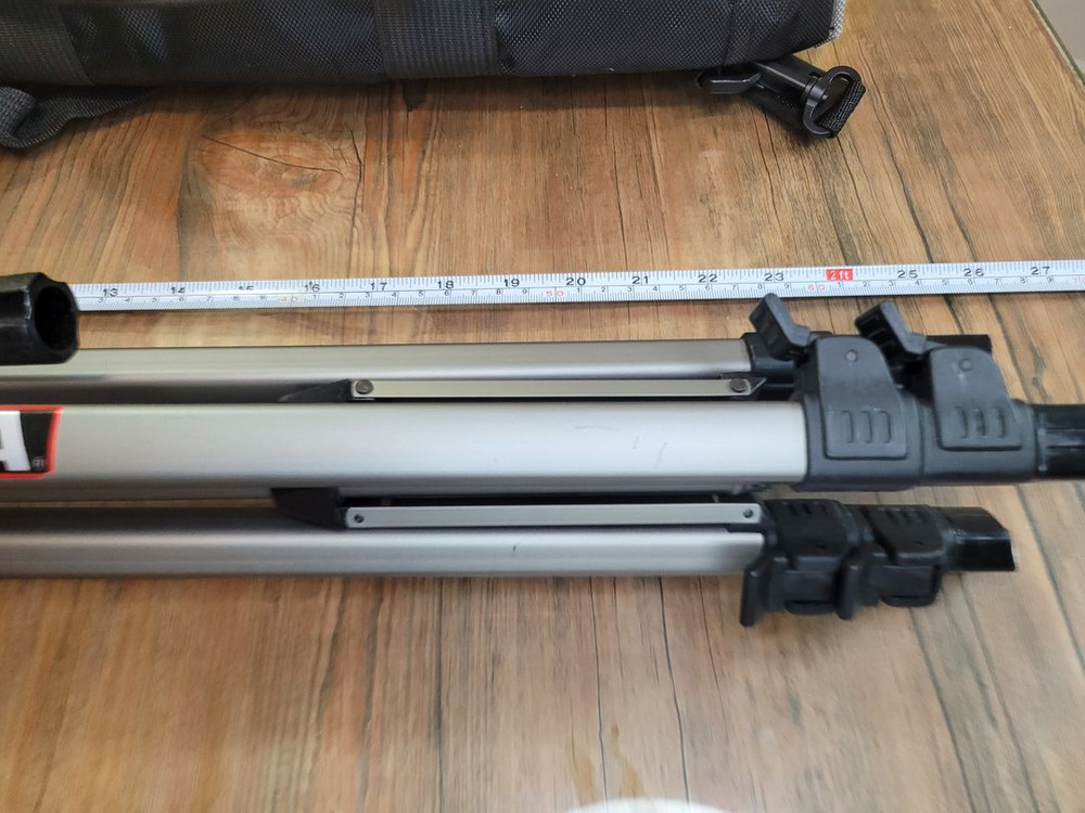 삼각대 한자 2단 트라이포드 119cm 알루미늄 사진 영상 촬영 받침대 이미지