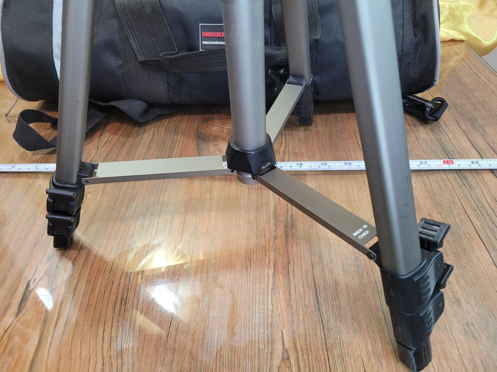 삼각대 한자 2단 트라이포드 119cm 알루미늄 사진 영상 촬영 받침대 이미지