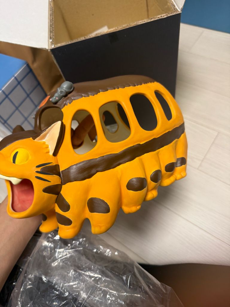 지브리 이웃집 토토로 고양이 버스 도자기 이미지