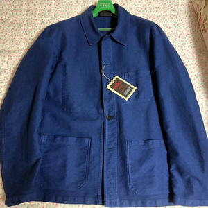 베트라 몰스킨 프렌치 워크 자켓 50 사이즈 블루 새상품으 이미지