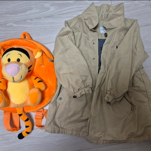 블루독 여아 봄가을 트렌치코트.버버리 120/ 여아 예쁜 한복, 미니 원피스(드레스, 새거) 토끼잠옷 할로윈가능 이미지