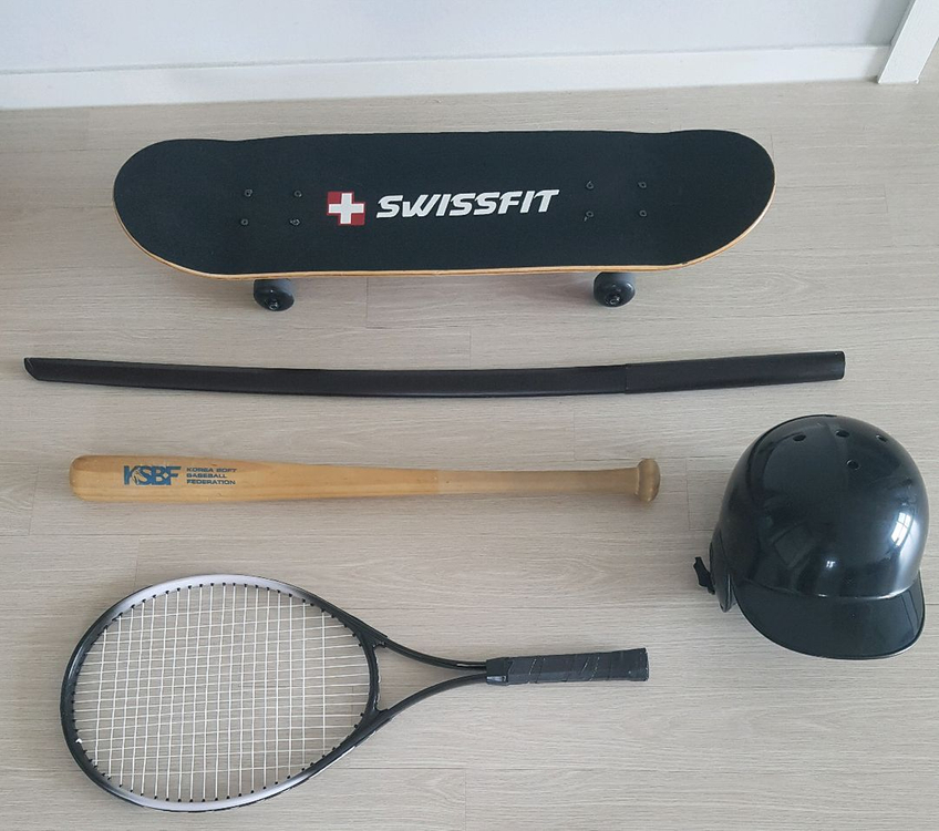 야구 장비, 검도 장비, 아오자이, 배드민턴, 팝니다 이미지