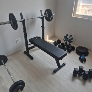 홈짐 벤치프레스 세트 이미지