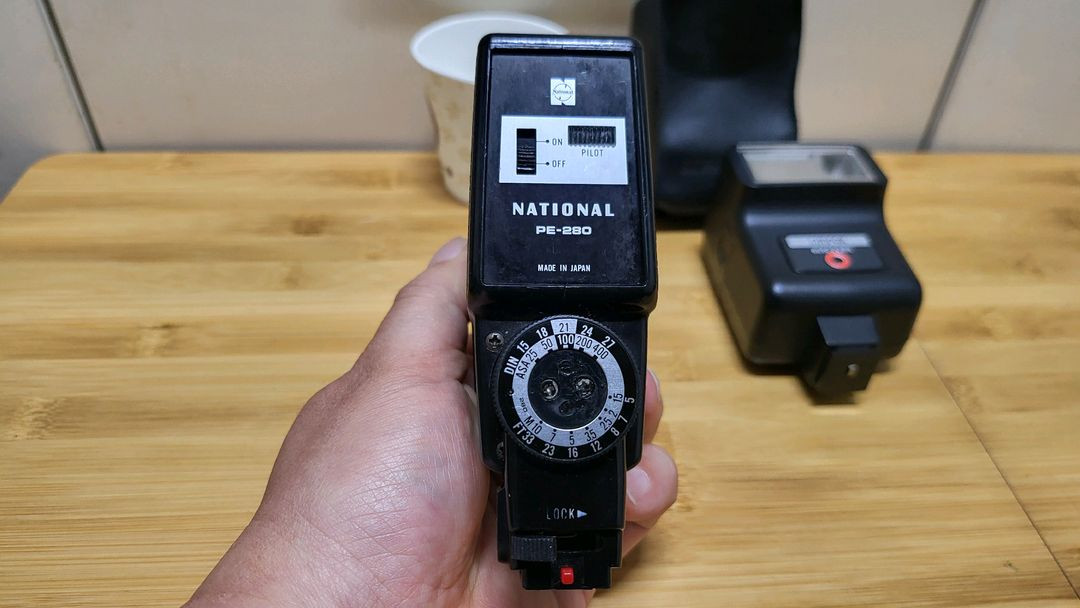 캐논, 내쇼날, 썬파크 수동 필름 카메라 플래시, 조명 이미지