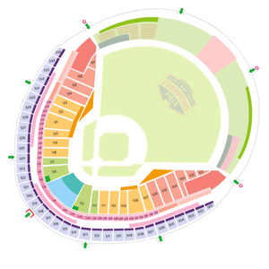 4월5일 기아 vs nc 1루 k5 2연석 팔아요(통로2연석 일괄) 이미지