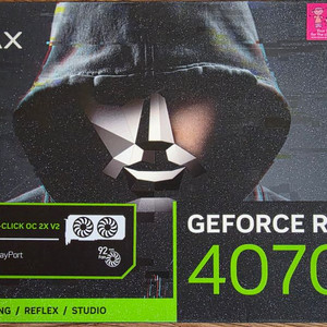 GALAX RTX 4070 2XV2 D6X 12GB 이미지