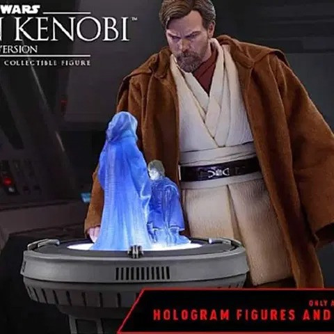 핫토이 스타워즈 홀로그램(LED) 테이블 세트 12인치 피규어 이미지