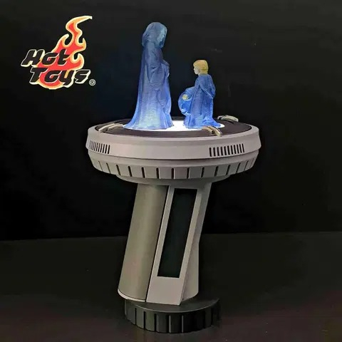 핫토이 스타워즈 홀로그램(LED) 테이블 세트 12인치 피규어 이미지