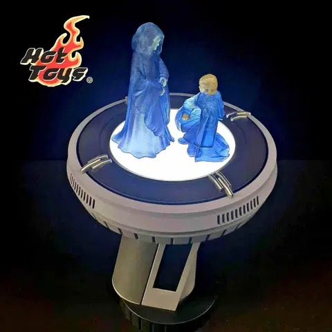 핫토이 스타워즈 홀로그램(LED) 테이블 세트 12인치 피규어 이미지