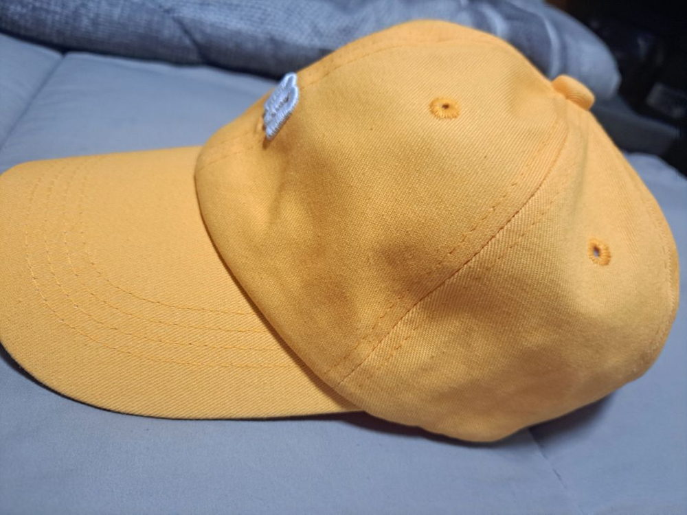 면 볼캡 옐로우 FREE 이미지