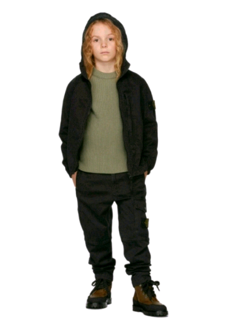 스톤아일랜드 키즈 후드 바람막이 자켓 이미지