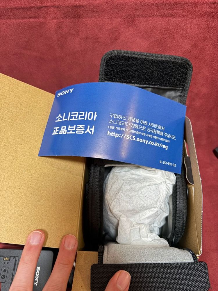 소니 A7CR 50.4GM 풀박스 이미지