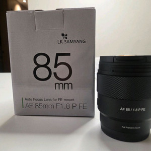 삼양 FE 마운트 AF 85mm F1.8 P 렌즈 이미지