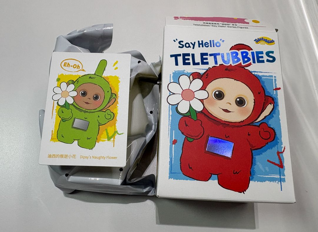 팝마트 텔레토비 안녕 뚜비의 장난꾸러기 꽃 키링 이미지