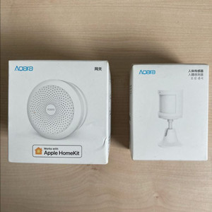 아카라(Aqara) 스마트홈 애플홈킷 게이트웨이 + 모션센서 이미지