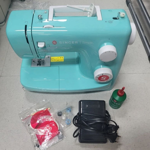 싱거 미싱 SINGER 3223 가정용 재봉틀 민트 이미지