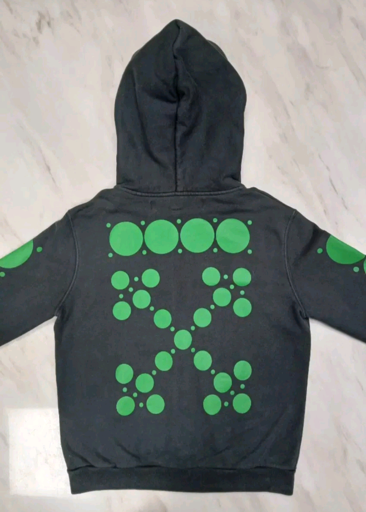 [서비스 파격가] 오프화이트 남성 여성공용 후드티 후드집업 후드자켓 S 사이즈 이미지