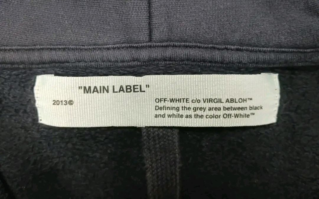 [서비스 파격가] 오프화이트 남성 여성공용 후드티 후드집업 후드자켓 S 사이즈 이미지