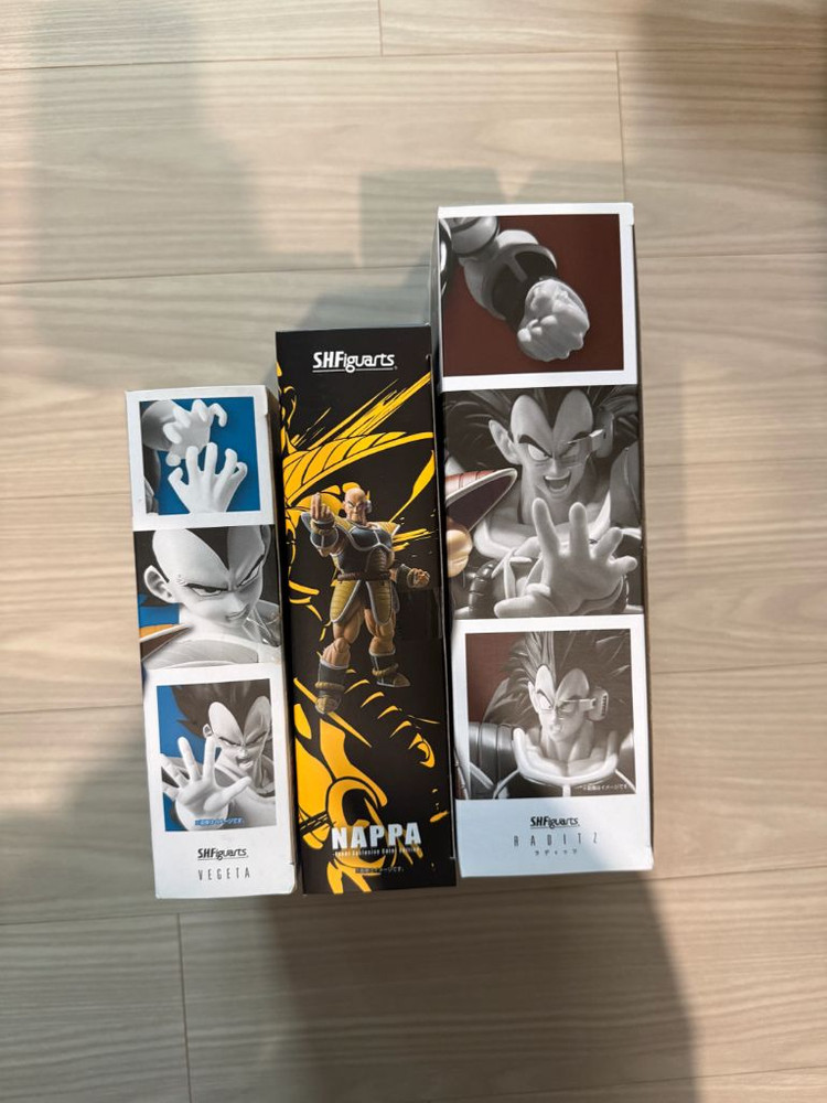 shf 드래곤볼 지구침공 사이어인 베지터 내퍼 라데츠 판매 이미지