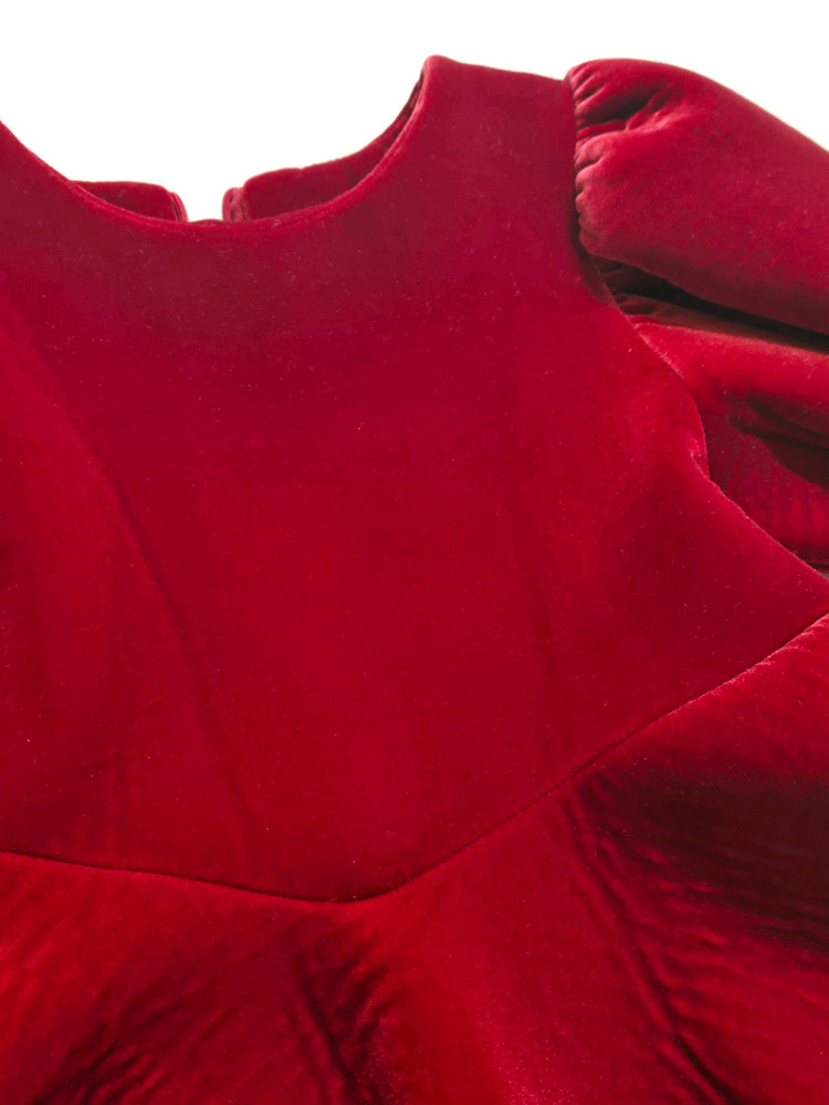 120~130 XL 사이즈 레드 벨벳 크리스마스 원피스 5~7세 추천 이미지