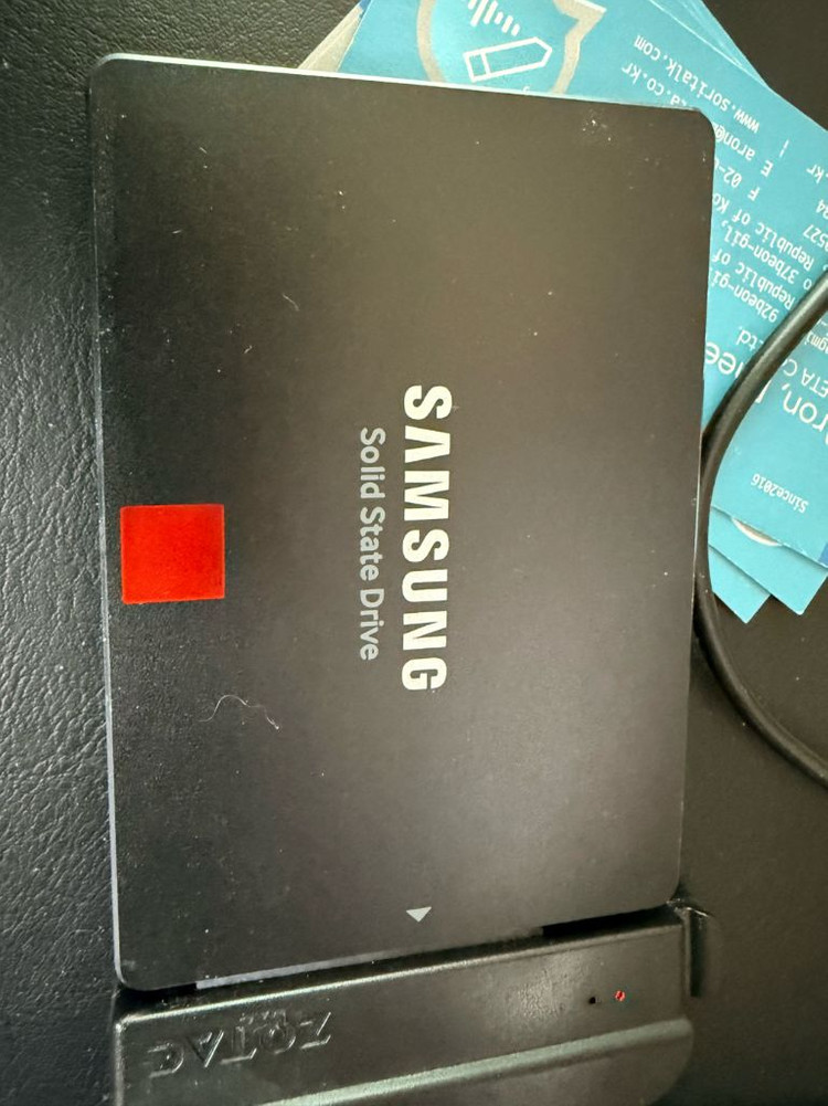 삼성 850pro 2.5inch ssd+외장케이스 이미지