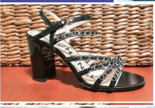 Chanel Lady Sandal 고급가죽 제품 램스킨 구두사이즈 37C 한국표준 230~240 이미지