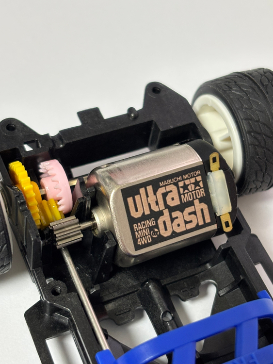 [개봉 조립품/타미야]미니사구(우리는 챔피언 미니카/ 풀도색 카울) 6체+미개봉 모터 1개+증정품 일괄 판매합니다 이미지