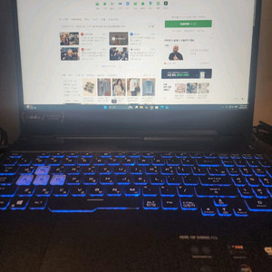 rtx3060 Asus TUF F15 게이밍노트북 이미지