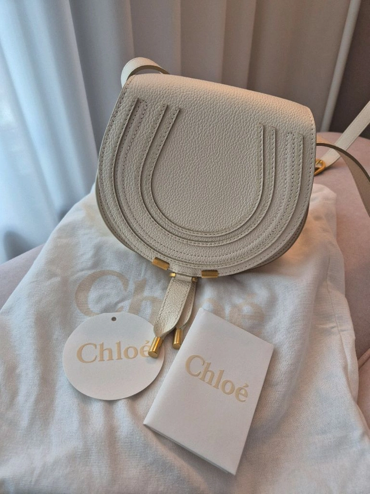 끌로에 마르씨 미니 크로스백 아이보리 이미지